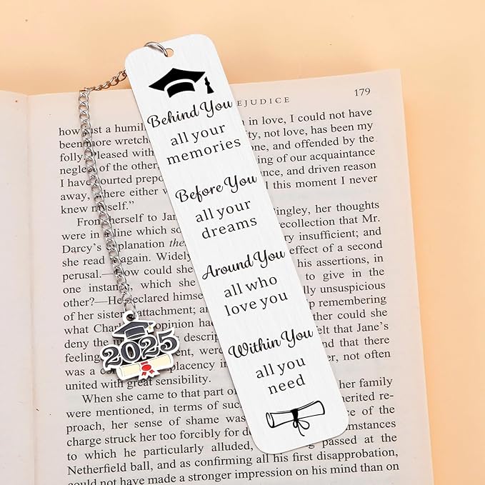 Class of 2025 Graduation Bookmark 2025 Graduation Gifts for Him Her Middle School High School College Graduation Gifts Ideas Senior 2025 Gifts for Student Last Day of School Gifts for Teens Boys Girls