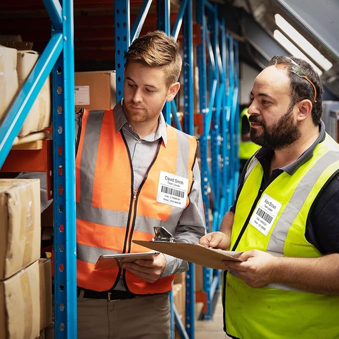 600 Labels 6 UP Labels,4" x 3-1/3" Shipping Address Labels for Laser & Inkjet and Copier Printer, 100 Sheets 6 Labels per Page Sheets Blank Mailing Labels, 6 per Sheet Barcode Labels Sticker