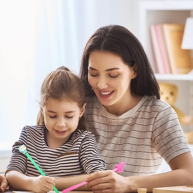 30Pcs Cute Cartoon Gel Black Ink Pens,Random Kawaii Writing Pens,Assorted Styles Pens for School Office Home Student Kids Present