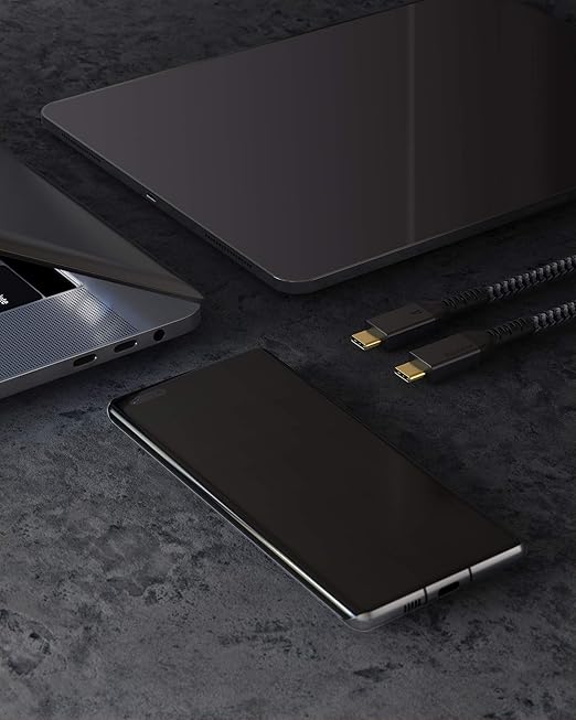 Maxonar [3.3Ft] Thunderbolt 4 Cable, 240W Thunderbolt Cable 40Gbps Sync 8K/5K@60Hz Display and for Thunderbolt 4, Thunderbolt 3, USB4, and USB-C Devices