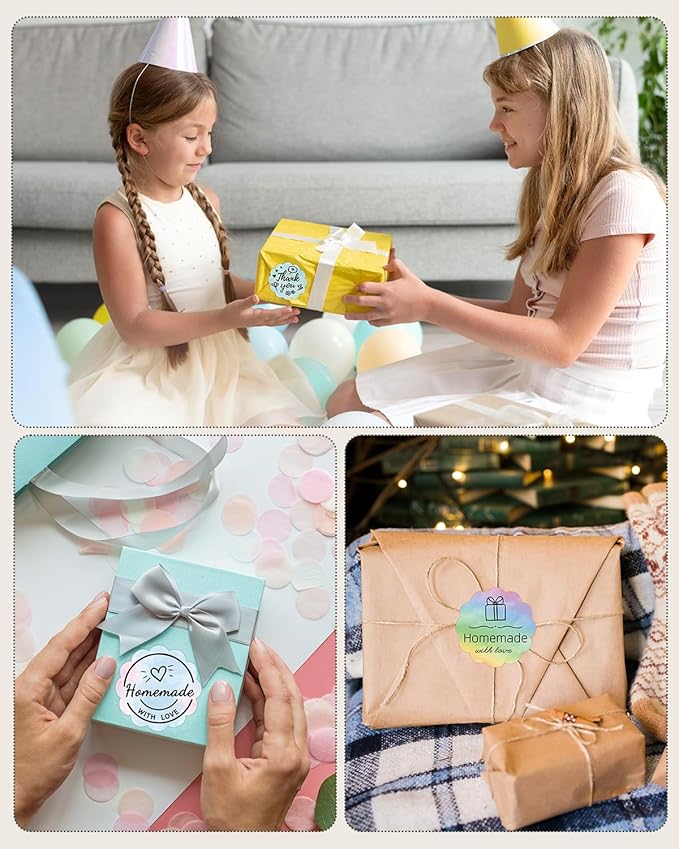 M220 Label, M110 Thermal Labels Round - 1.96"(50MM) Original Print Master Label Compatible with Phomemo M110/M220/M221/M150/M250/M260/M100 Labels Maker, Gradient Circle Sticker for DIY Design, Logo