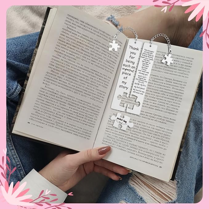 Funny Bookmarks Gift for Couple, Wife, Husband, Boyfriend, Girlfriend, Romantic Book Lover Gift for Wife, Husband, Couple,Valentines Gift for Wife, Women, Husband, Men,WB119