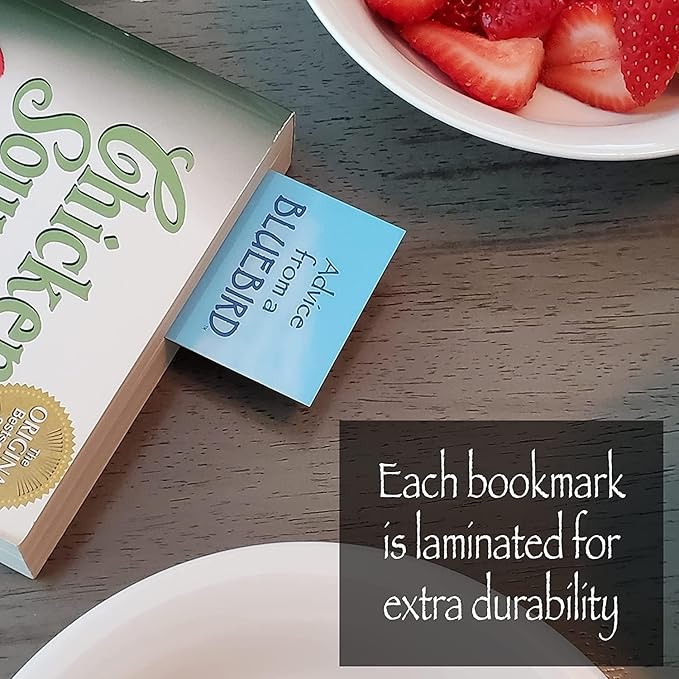 Advice from Nature 3 Bookmark Enjoy The Dark Sky Set, Laminated with Glossy Finish, Printed on Recycled Paper - Dark Sky, Galaxy,Star (AMBM-DARKSKY)