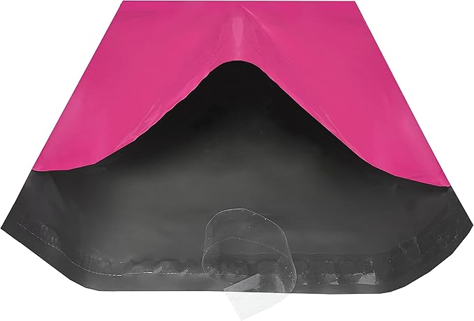 Colored Poly Mailers Pack of: Be creative with your packaging with Colored mailers (Pink, 10" x 13" pack of 500)