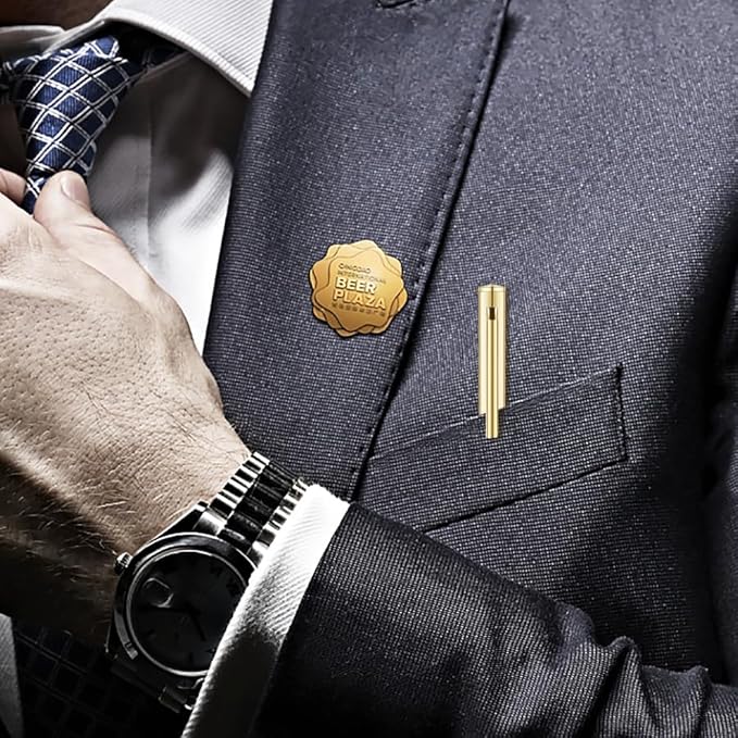 Unibene 12 Pack Gold Slim Ballpoint Pens Black ink Medium Point(1 mm), Nice Gift for Wedding Business Office Students Teachers Christmas