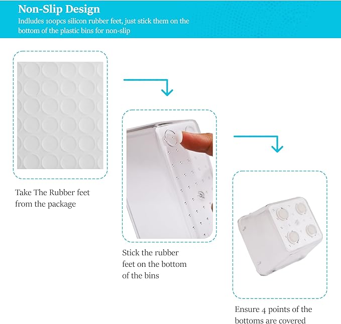 ZMS ZMS Bathroom Organizers and Storage (15 pcs) - 4-Size Multi Compartments Shallow Makeup Drawer Organizer for Kitchen Utensils & Office Accessories | Unbreakable Drawer Trays Bins for Organization