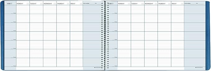 House of Doolittle Teachers Planner, 13" X 9.25", Blue (HOD509107)