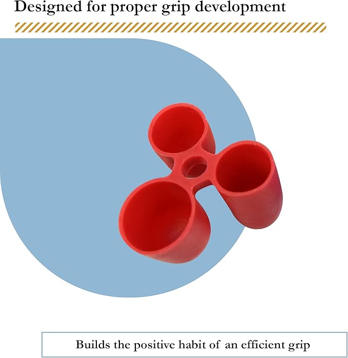 The Pencil Grip Writing CLAW for Pencils and Utensils, Medium Size, 6 Count Blue/Red (TPG-21206)