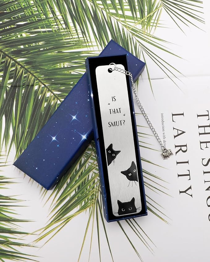 Black Cat Bookmark Gifts for Women, Book Markers for Reading Women Teens, Cat Bookmark Box Gifts for Cat Lovers, Cat Lover Female Friends Birthday Gifts Book Club Reading Gifts