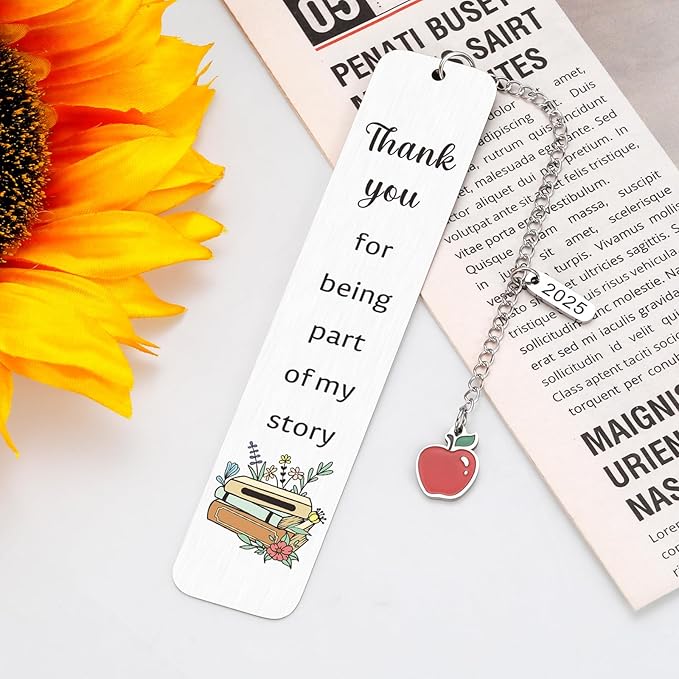 Teacher Christmas Gifts, Teacher Stocking Stuffers, Teacher Appreciation Gifts for Women, Teacher Gifts for Women, Teacher Birthday Gifts, End of Year Teacher Gifts, Thank You Teacher Gifts Bookmark