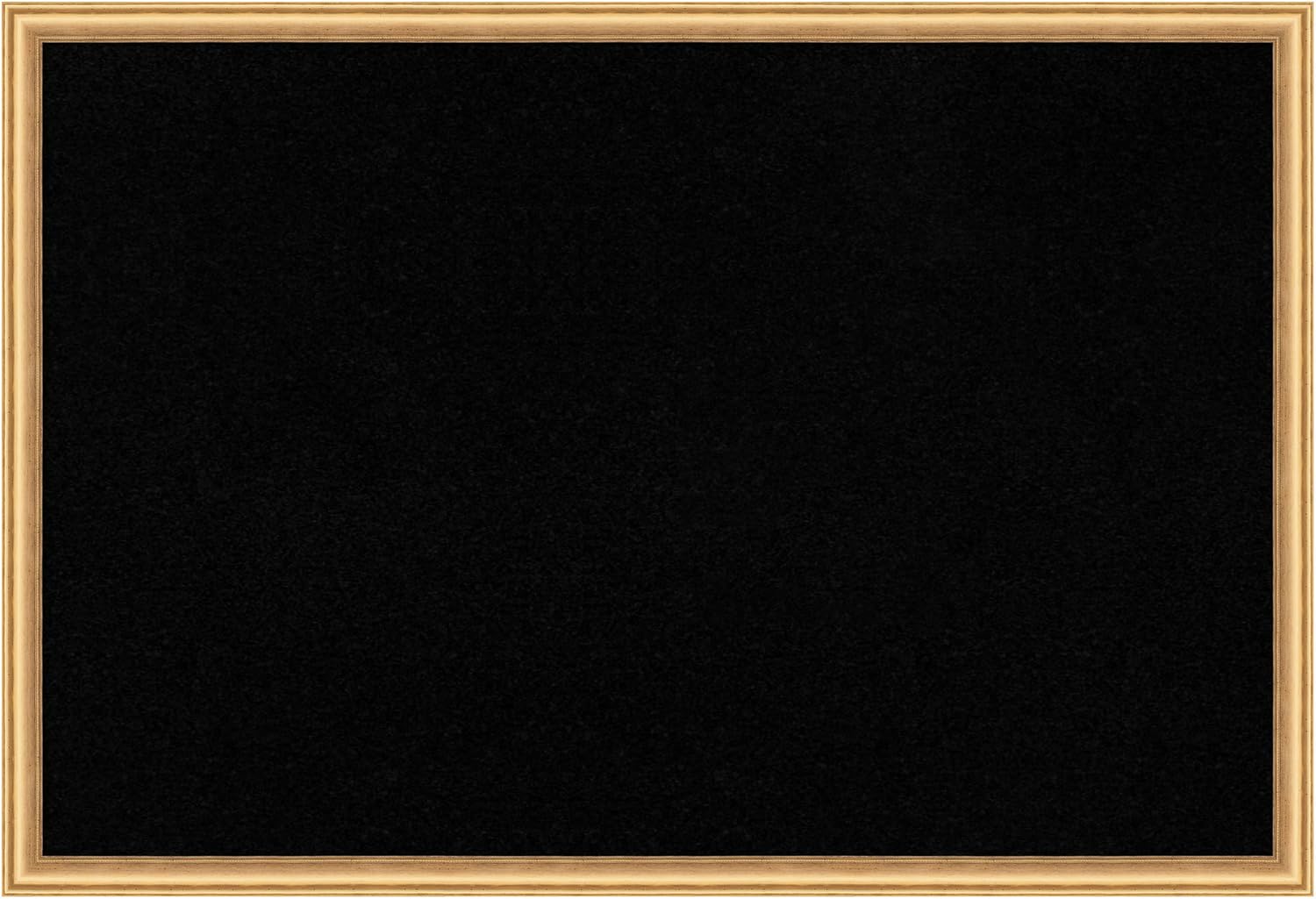 Amanti Art Black Cork Board for Wall, 26x38 Vision Board with Gold Wood Frame, Large Corkboard Office Decor for Home Organization, Casual Corkboard Pinboard to display items for home organization