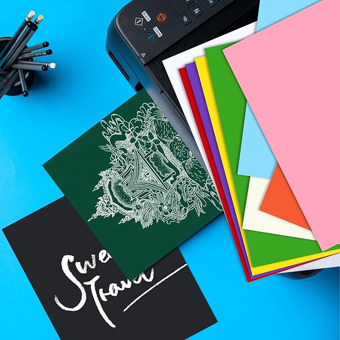 Cardstock 8.5" x 11 "，30 Sheets Cardstock Paper 85 lb/230 gsm,Purple Card Stock for Printer,Drawing,Gift tags,Invitations, Cards etc (Purple, 30 Sheets)