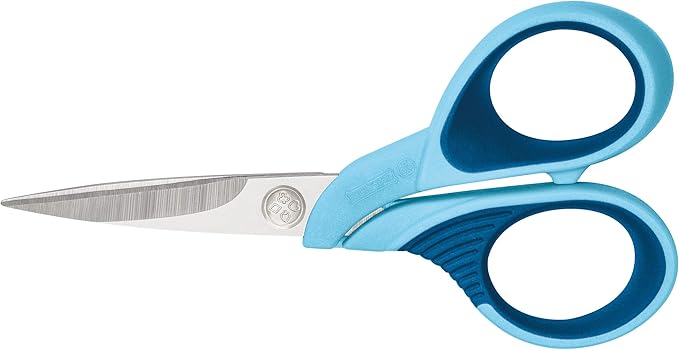 Mundial 1968-4 SuperEdge 4.25 Inch Embroidery Scissors Blue Handle