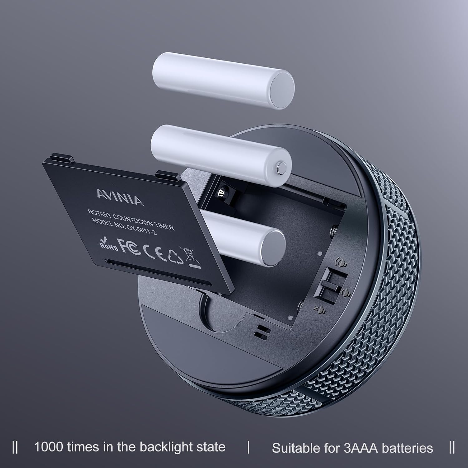 AVINIA Digital Kitchen Timers, Visual timers Large LED Display Magnetic Countdown Countup Timer for Classroom Cooking Fitness Baking Studying Teaching, Easy for Kids and Seniors