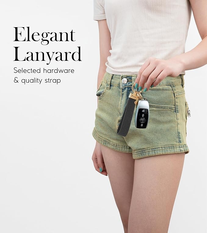 SENLLY Wristlet Lanyard, Stretchy Keychain Holder, Original Elastic Anti-Drop Design Keyring