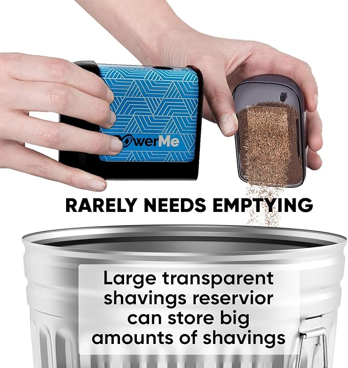 Battery-Operated Electric Pencil Sharpener for Kids, School, Home, Office - For No. 2 Pencils and Colored Pencils