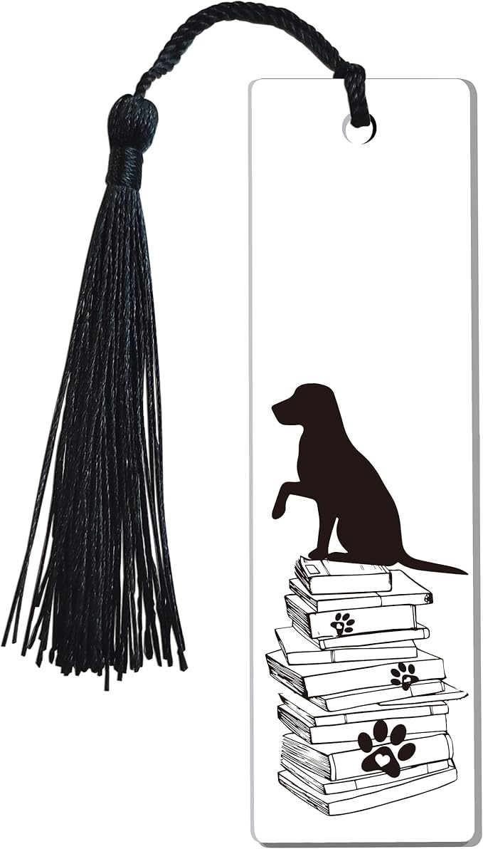 Dog Book Markers for Women Inspirational, Funny Bookmarks for Students Teachers School Home Office Supplies, Book Lover Cat Lover Friends Girl Sister Female Gifts