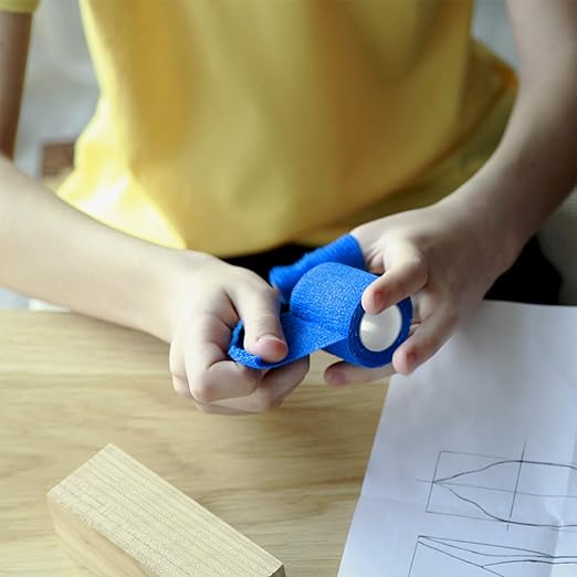 BeaverCraft Cut Resistant Tape Adherent Wrap Tape No-Cut Tape for Wood Carving and Whittling NCT6 6pcs