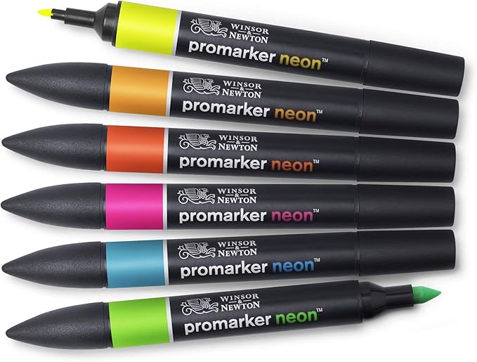 Winsor & Newton Promarker Neon, Set of 6