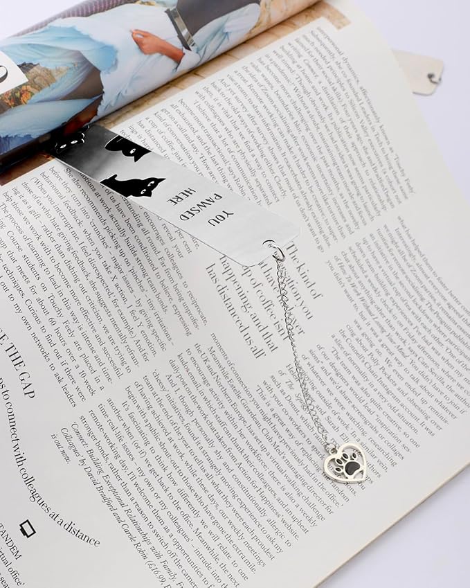 Black Cat Bookmark Gifts for Women, Book Markers for Reading Women Teens, Cat Bookmark Box Gifts for Cat Lovers, Cat Lover Female Friends Birthday Gifts Book Club Reading Gifts 03