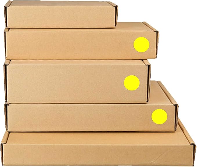 PARLAIM 3/4 Inch Roll Color Coding Labels 1000 per Roll Round Permanent Adhesive Color Coding Circle Dot Stickers for Classroom Office Home(Yellow)