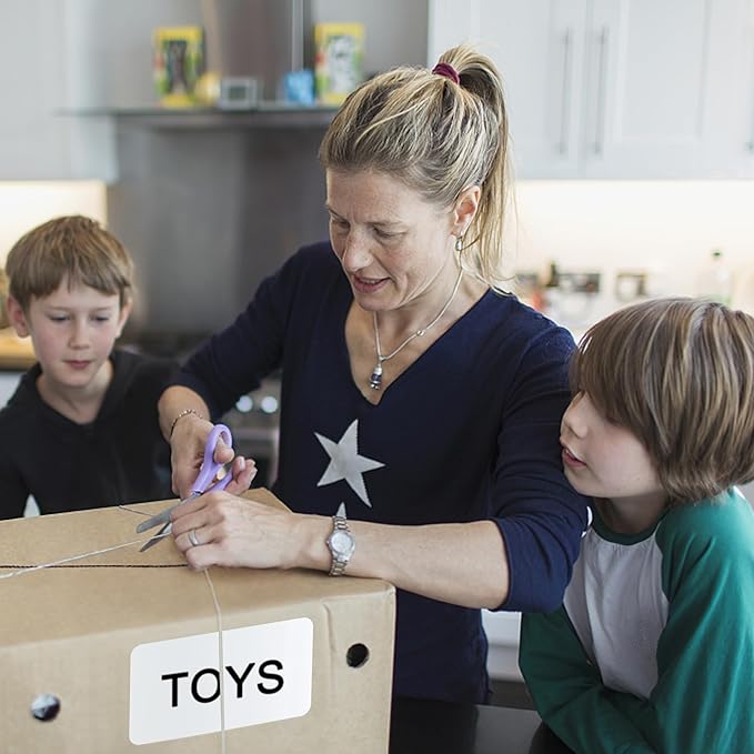 Hybsk 2.25x4 inch Direct Thermal Labels for Barcodes, Address, Compatible with Rollo Label Printer & Zebra Desktop Printers (2.25"x4",2 Rolls White)