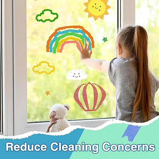 OWLKELA 12 Rolls Colored Masking Tape 16 Yard Per Roll, Rainbow Colors Painting Tape, Painters Tape, Craft Tape, Labeling Tape, Paper Tape for Bullet Journals, Party Decorations, DIY Craft