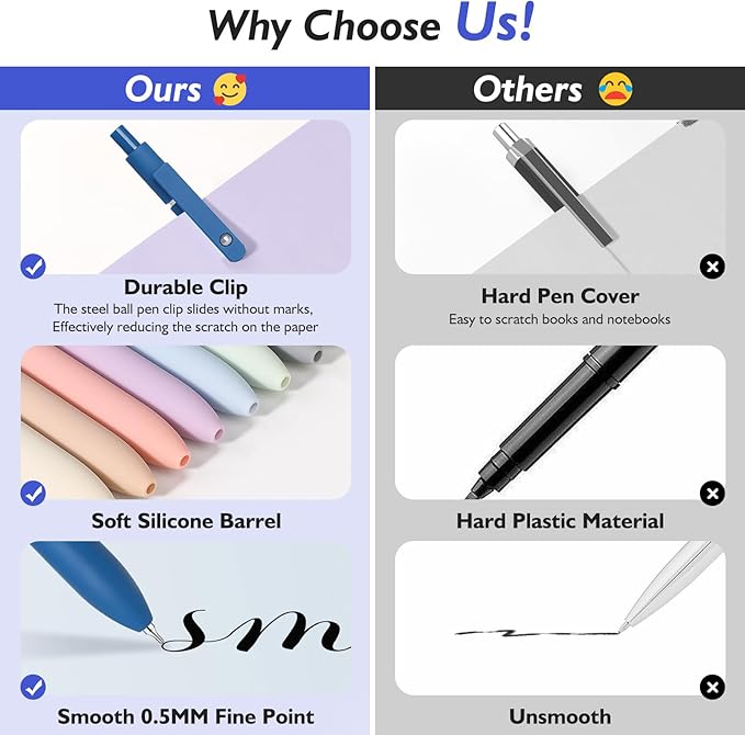 Vanhench Nurse Gifts For Women, Gel Pens, Office Desk Accessories Nursing School Essentials, Nursing Graduation Gift Nurse Practitioner Gifts, Back to School Supplies(5 Pcs Vintage)