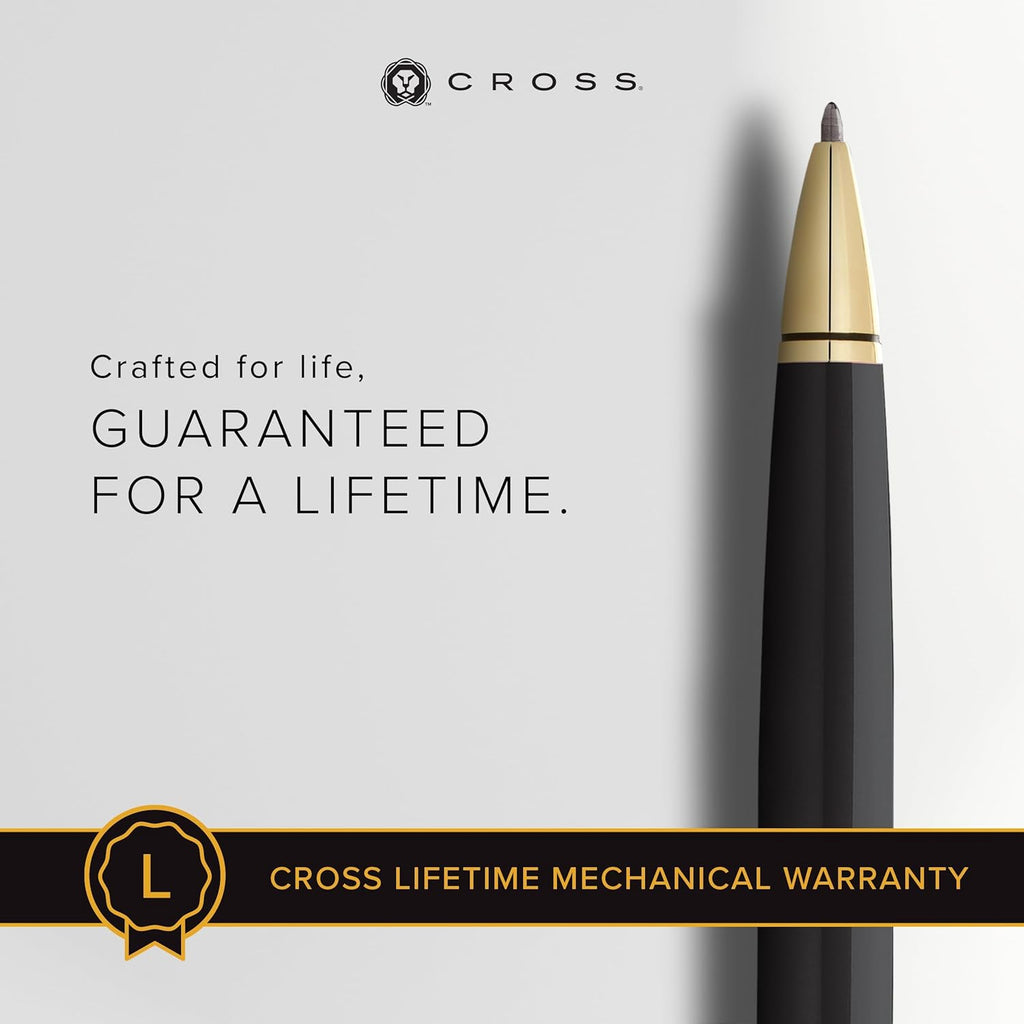 Cross Coventry Black Lacquer with Gold-Tone Ballpoint Pen