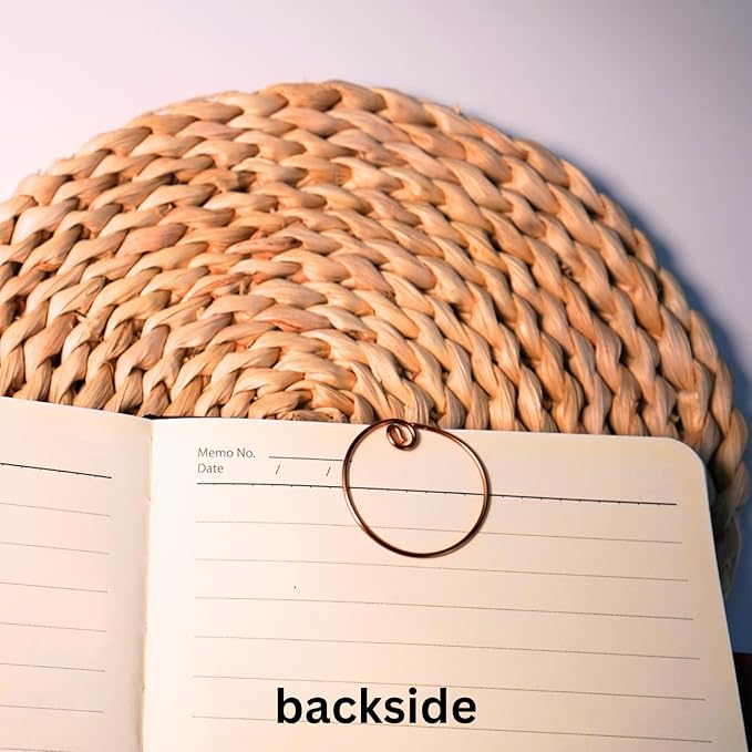 Personalized Initial Copper Bookmark, Set of 5, Handmade Copper Gift for Her, Him, Couple on Birthday, Wedding Anniversary, Alphabet Bookmark (Y)