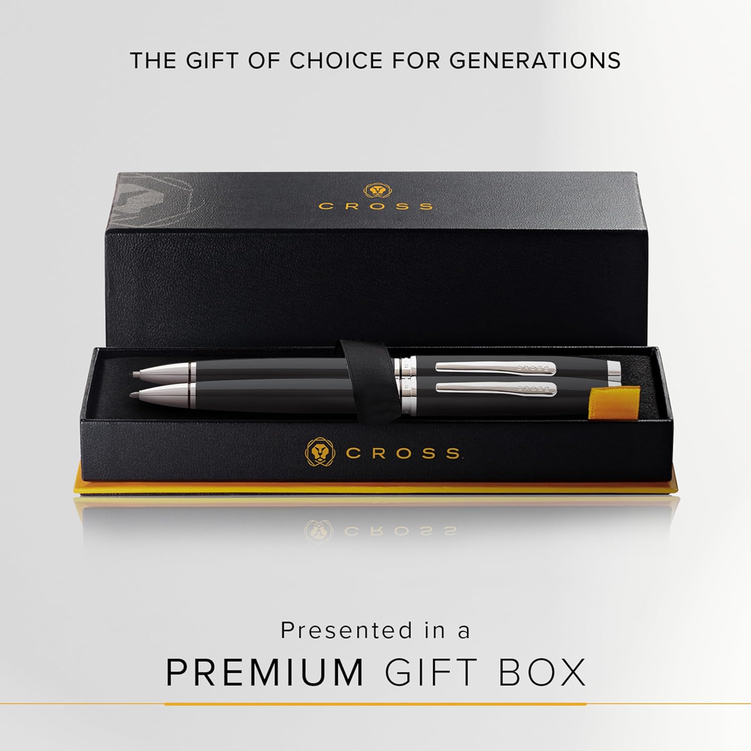 Cross Coventry Black Lacquer Pen and Pencil Gift Set