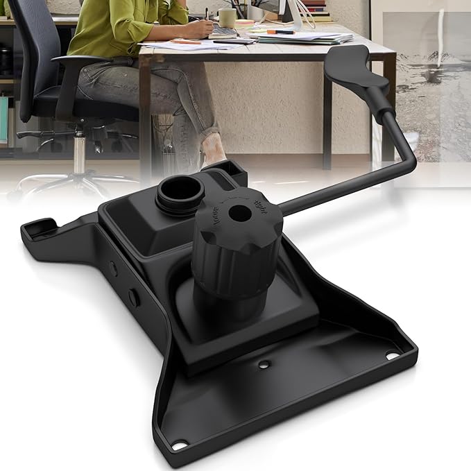 Heavy Duty 500lbs Office Chair Tilt Control Mechanism Replacement Parts, 10.15" L x 5.9" W, Office Chair Swivel Lift Base, Adjustable Chair Height and Tilt Angle, Black