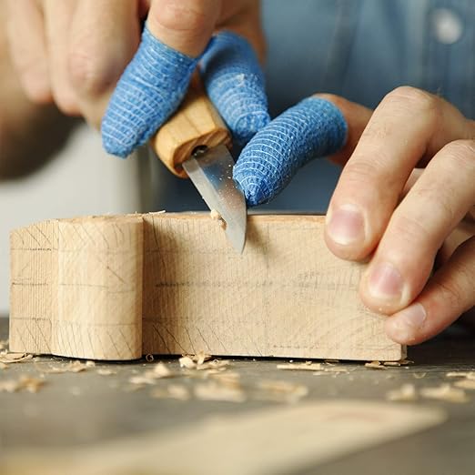 BeaverCraft Cut Resistant Tape Adherent Wrap Tape No-Cut Tape for Wood Carving and Whittling NCT6 6pcs