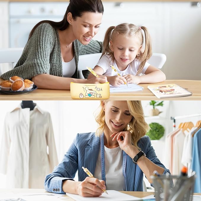 Cute School Supplies Anime Stationery Gift Set Includs Gel Pens, Journal Notebook, 50 Stickers, Pencil Case, Kawaii Stationery Set, Back to School Gift(Pink)