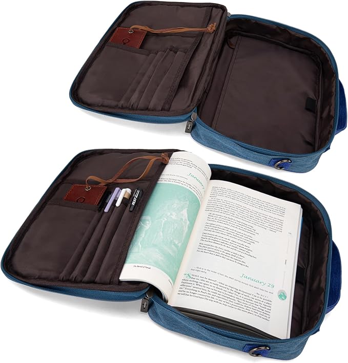 Montana West Bible Covers for Women Bible Cases with Leather Bookmark Protective Crossbody Carrying Book Case for Church Travel Gift