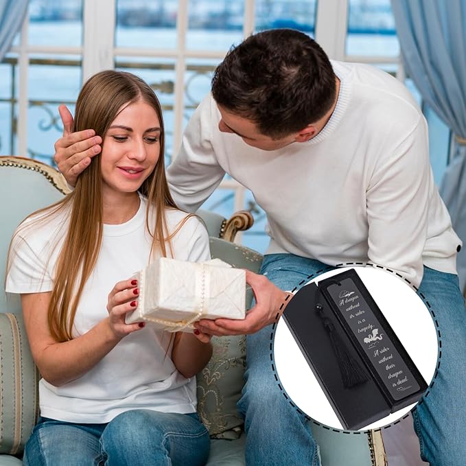 Metal Dragon Bookmark Gift - 2Pcs Metal Bookmark for Book Lovers Cool Dragon Bookmarks for Kid Unique Drangon Book Marks for Men Women Funny Dragon Book Mark with Tassels Gifts for Book Nerd