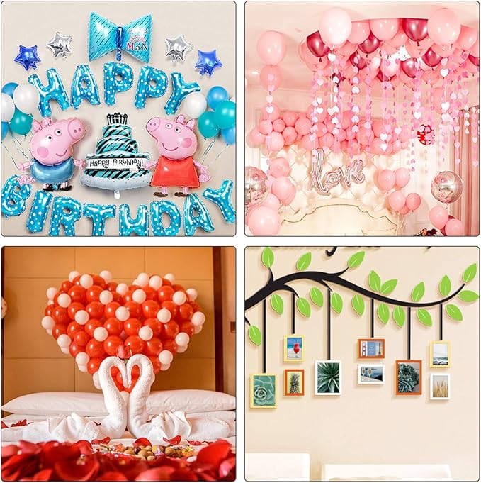 1600pcs Glue Point Clear Balloon Glue Removable Adhesive Dots Double Sided Dots of Glue Tape for Balloons Craft Glue Points Dots Sticky Dots or Wedding Decoration