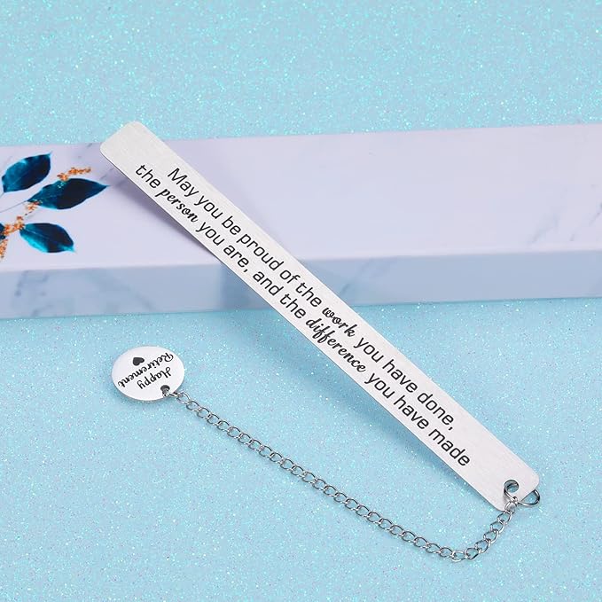 Christmas Gift for Woman Retirement Gifts for Women Men 2024 Retirement Bookmark Gifts for Coworkers Teachers Colleague Retired Appreciation Gifts for Retired Teacher Nurse Coach Going Away
