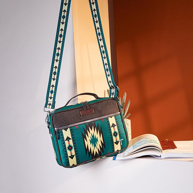 Montana West Bible Book Covers for Women Canves Bible Cases with Zippered Pocket Bible Bags Handheld Crossbody Church Bible Study Supplie