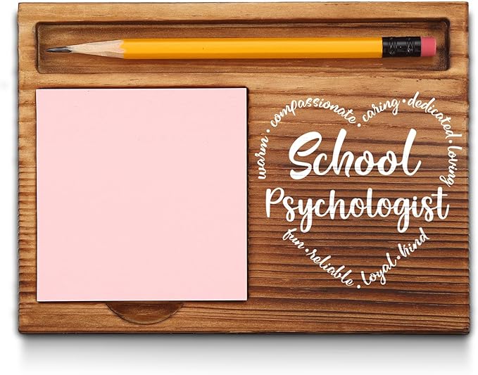 School Psychologist Gifts, School Psychologist Appreciation Gifts, Thank You Psychologist Gifts, School Psychologist Office Decor, School Psychology Desk Self-Stick Note Pad Holders GSH5