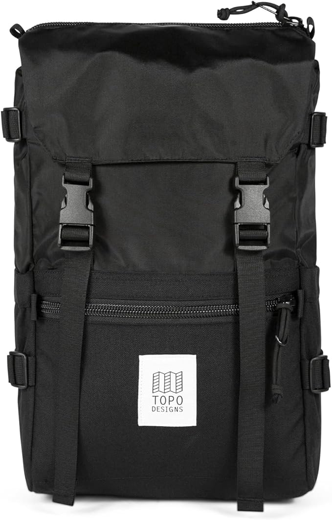 Topo Designs Rover Pack Classic, Black/Black, One Size