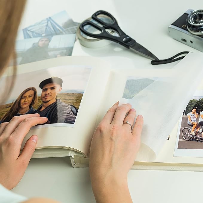 durony 800 Pieces Photo Sticker White Double-Sided Self Adhesive Photo Tapes for Pictures DIY Photo Album Journal