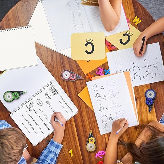 30 Pcs Colorful Correction Tape, 39.4 Ft Tear-Resistant Bulk Tape Roller for School, Office, Note Taking, Journal