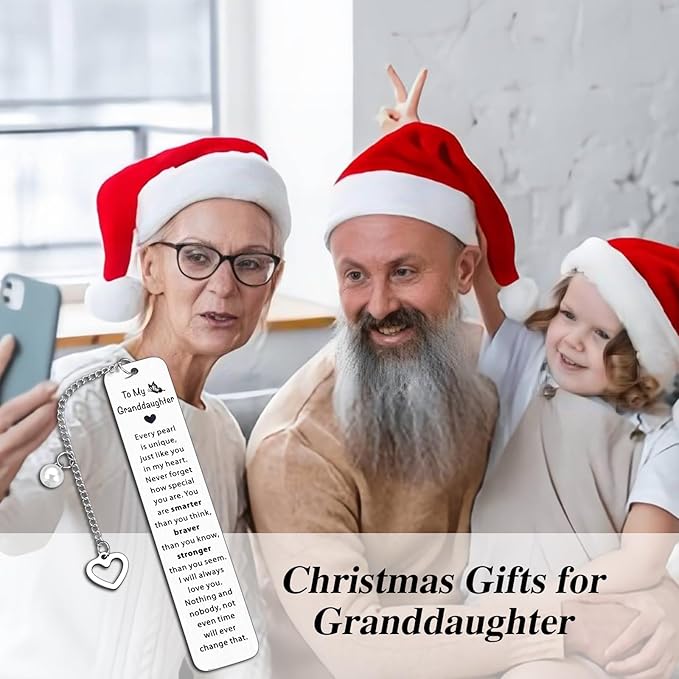 Coastal Granddaughter, Granddaughter Gifts from Grandma, Christmas Gifts for Granddaughter, Stocking Stuffers for Teen Girls 16 18, Birthday Valentines Gifts for Granddaughter, Granddaughter Bookmark