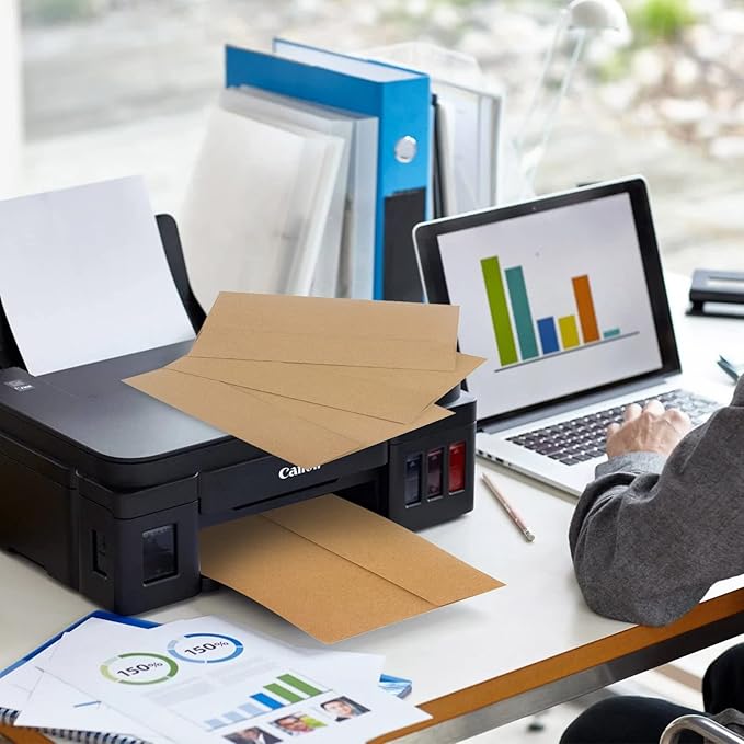 100 Pack Kraft Envelopes,A4 Envelopes,4x6 Envelopes for Invitations,Wedding, Baby Shower,Brown Kraft Envelopes for Personalize Gift Cards, Birthday Party