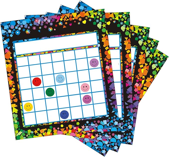 6000 Pieces Happy Smile Face Stickers for School Reward Behavior Chart,3/8 Inch in Diameter Round Colorful Reward Labels 10 Styles Happy Face Stickers for Teachers (50 Sheets)