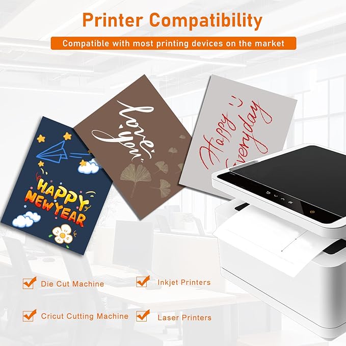 40 Sheets Navy Blue Cardstock 8.5 x 11 Craft Paper, 75lb Heavyweight Construction Paper Card Stock for Wedding Invitations, School Crafting, Memus, Making Cards, Greeting Cards