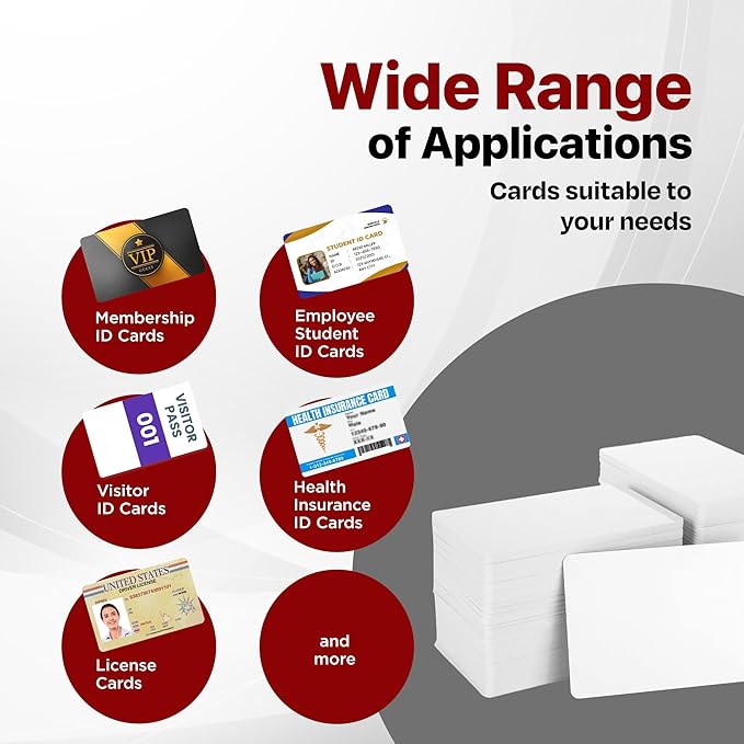 X LINE CR80 30 Mil Graphic Quality 400 Pack PVC Cards