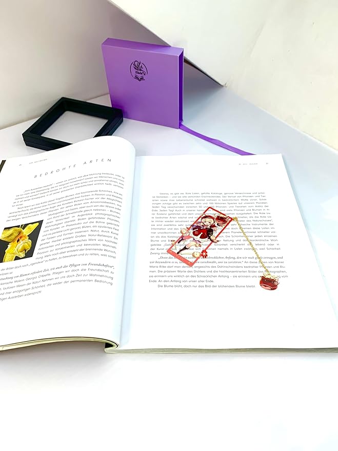 Genshin Impact Klee Metal Bookmark - Anime Figure Merch with 3D Display Box - Birthday Gifts for Fans Friends Gamer Book Lovers - Zllada