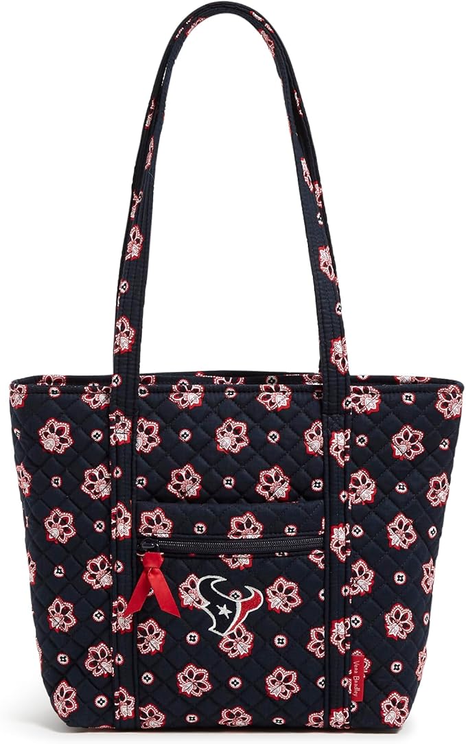Vera Bradley Women's Cotton NFL Small Vera Tote Bag (Multiple Teams Available)